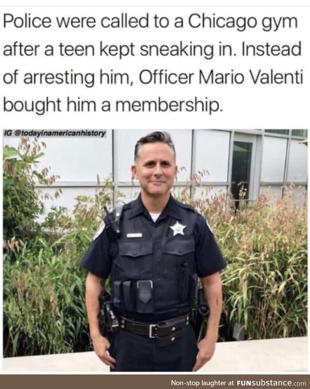 Another good guy cop