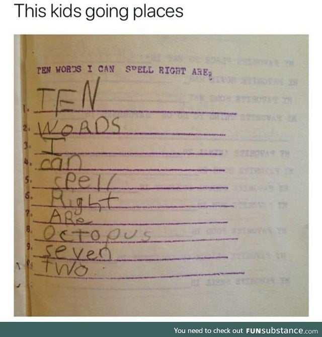 Smart kid