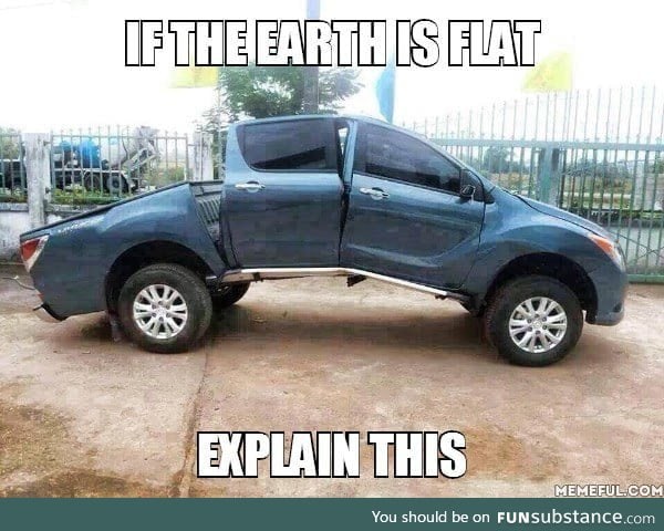 Checkmate flat earthers