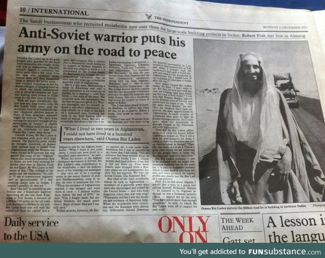 Osama bin laden, 1993