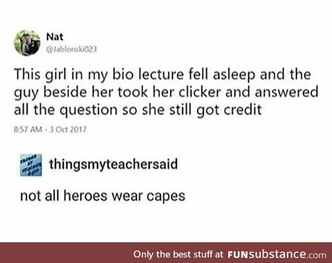 Boy is a hero