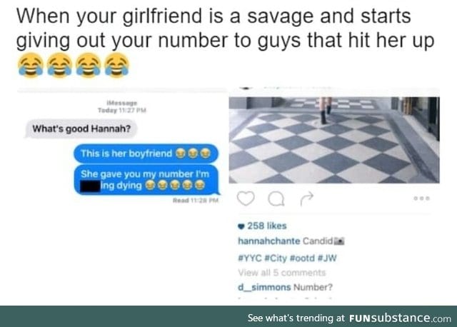 Savage girlfriend