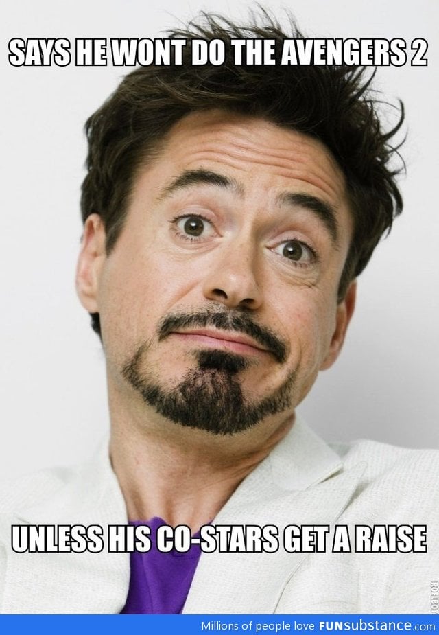 Good guy Robert Downey Jr