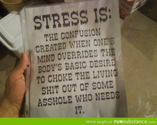 Definition of stress