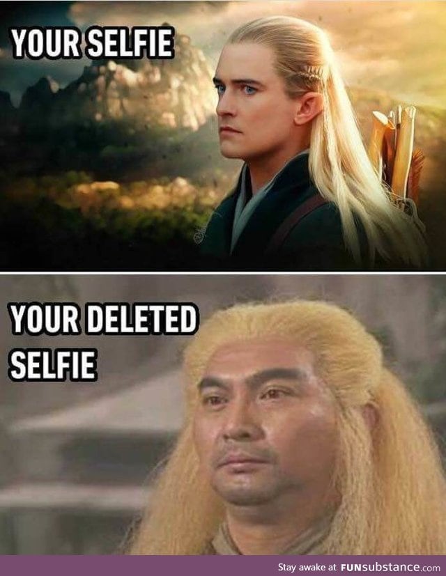 The true behind a selfie