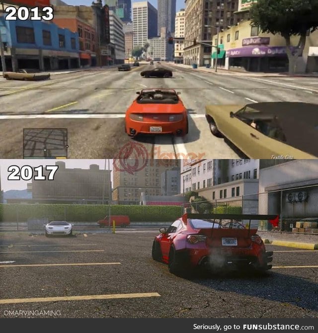 The evolution of GTA 5