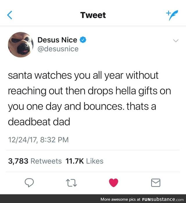 Santa is my dad