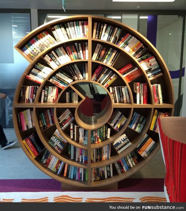 Spiral bookcase