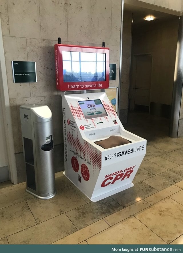 Waiting for your flight? Why not learn CPR?