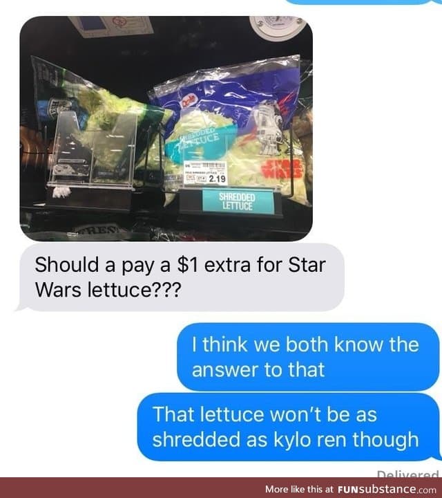 Star Wars lettuce - Return of The  Ranch