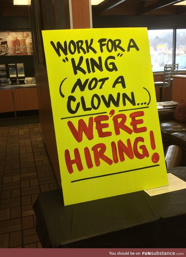 Found at a Burger King