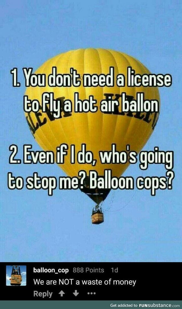 The balloon cops