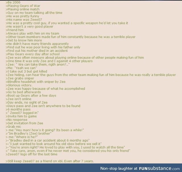 Anon makes a friend