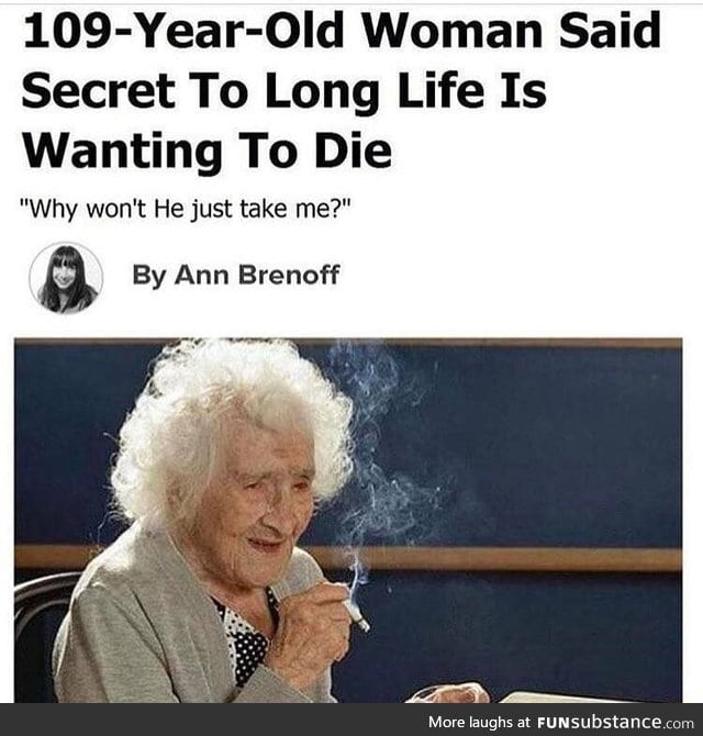 We're all going to live long lifes