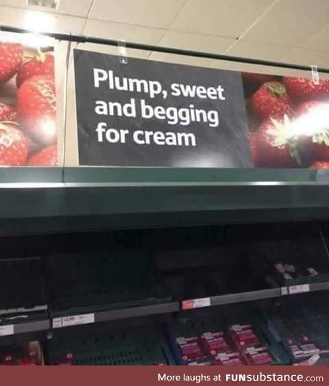 Just how I like my strawberries