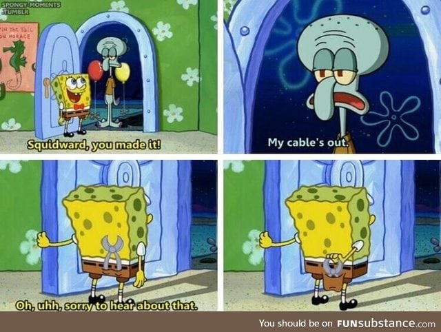 Spongebob you cunnig fellow