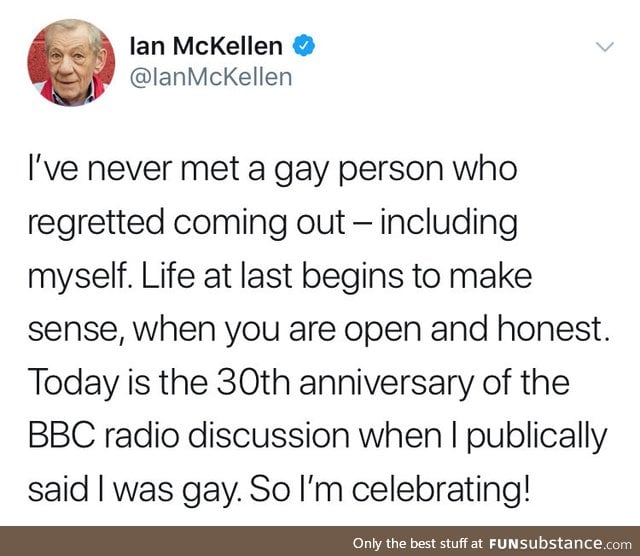 Life advice from Sir Ian