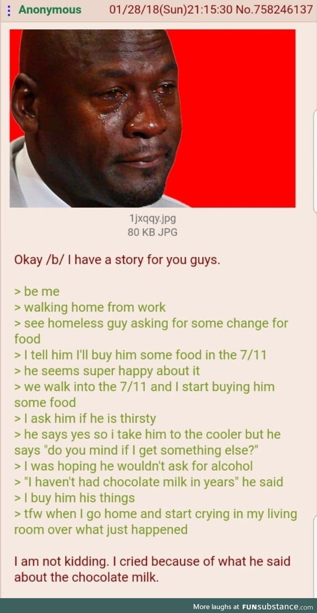 Wholesome anon