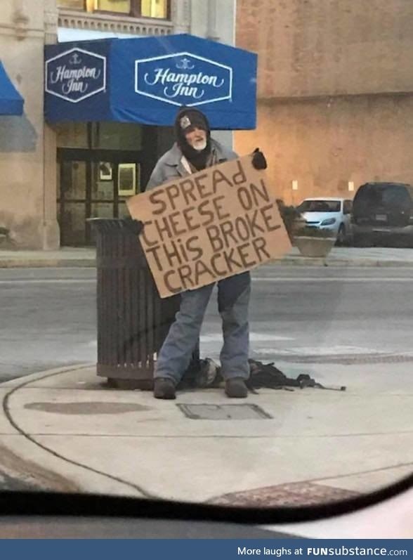 Panhandling done correctly