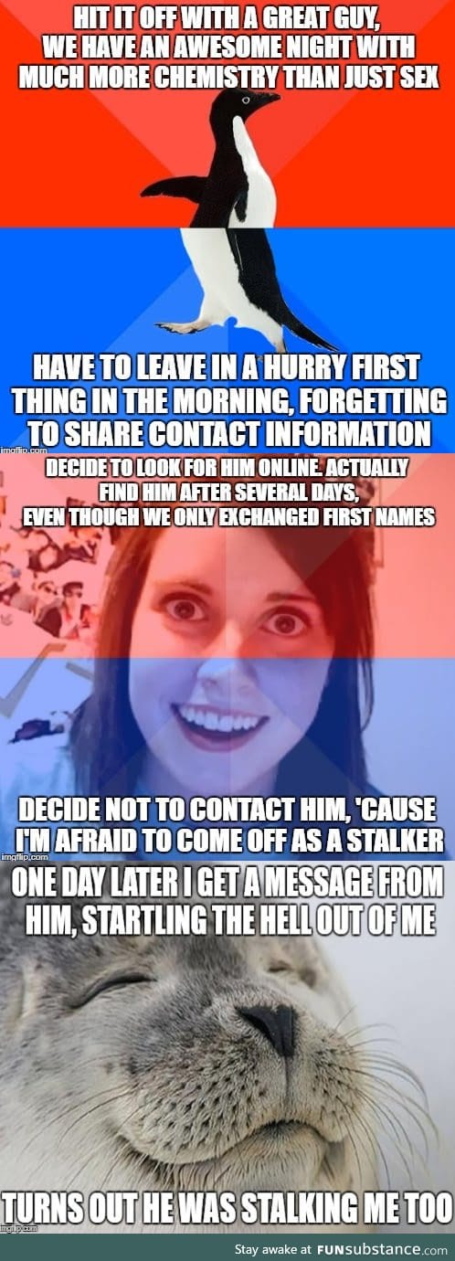 It's not stalking, when it's mutual