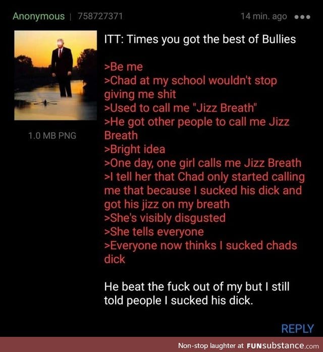 Anon counters the bully