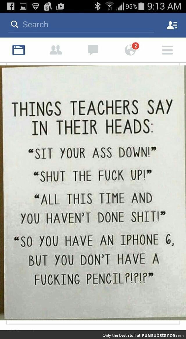 When teachers think out loud.