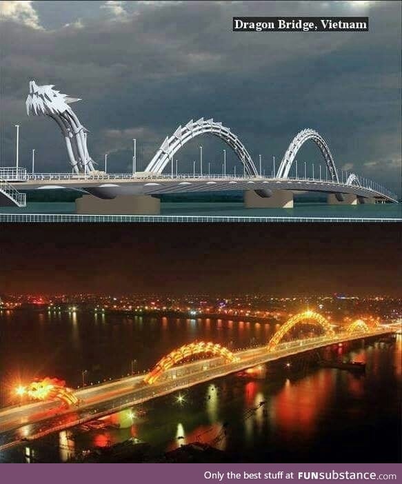 Dragon Bridge in Vietnam