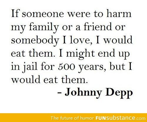 Don't mess with johnny depp