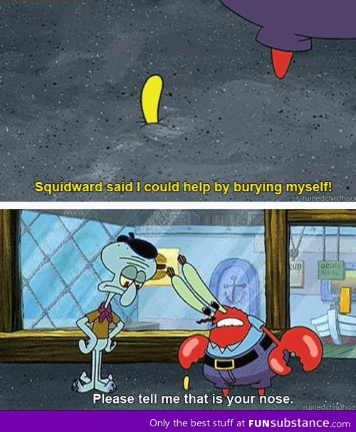 I can't believe spongebob got away with this one