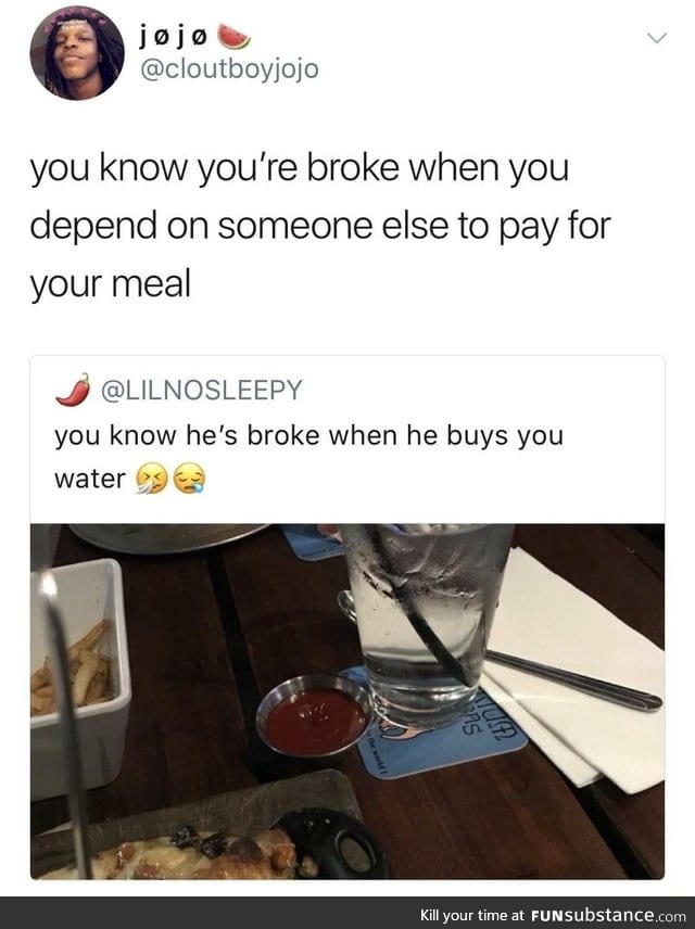 Pay for your own meal