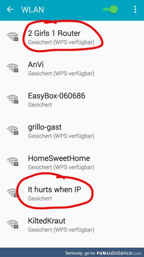 Awesome WIFI names