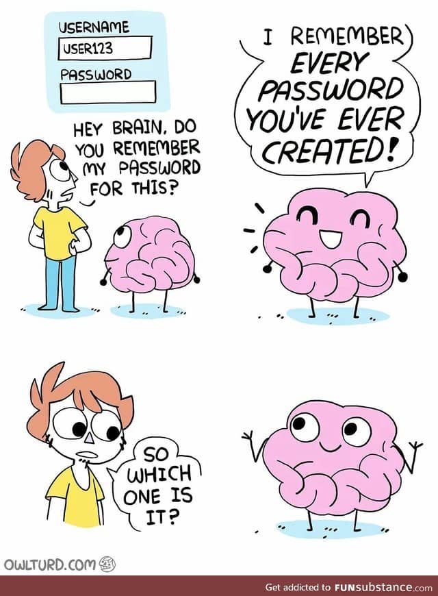 Cmon brain...