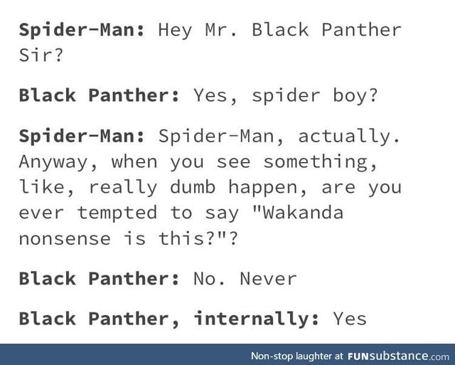 Wakanda nonsense