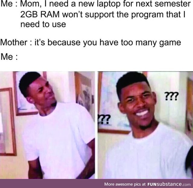 Mom knows how hardware works