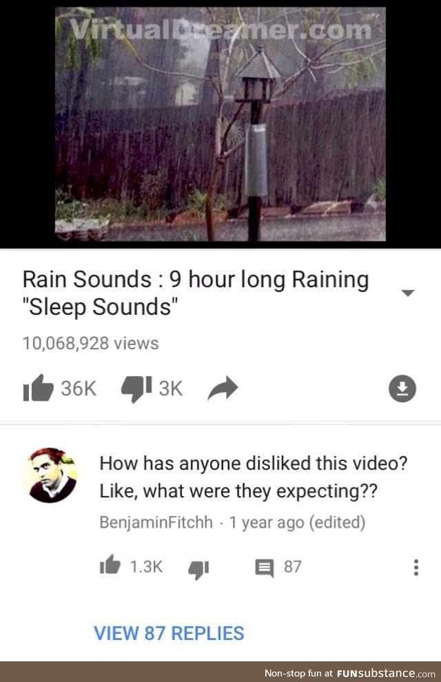 Rain isn't good enough