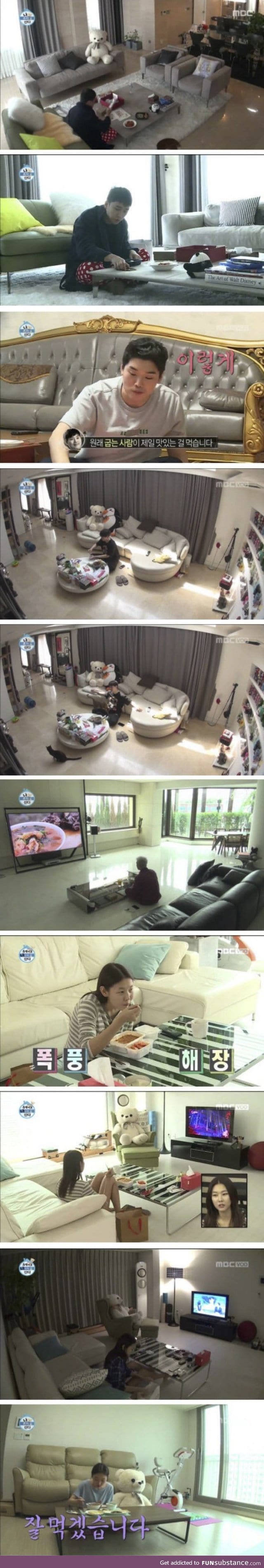 How Koreans use their sofas