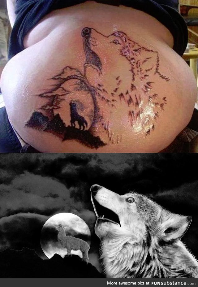 Found the source of the horrified wolf tattoo