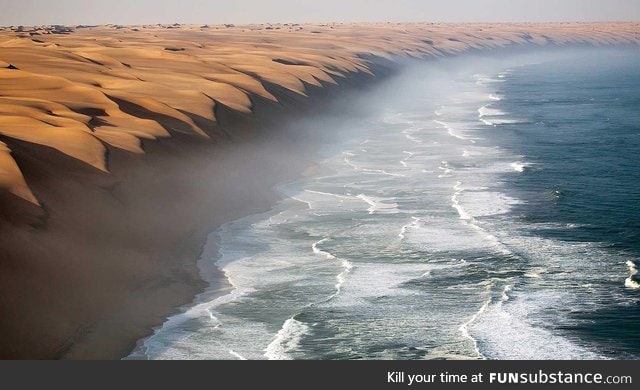 Where the Namib desert meets the sea