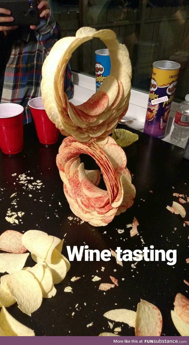 Pringles tower!