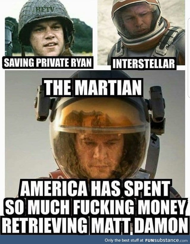 The real solution to any debt crisis is to stop saving Matt Damon