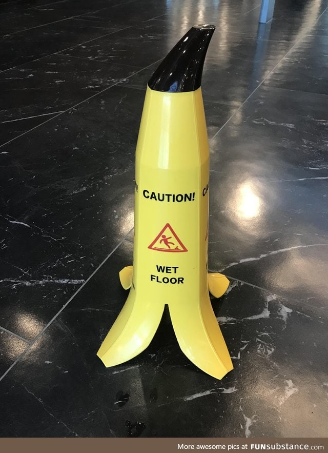 Slippery signage