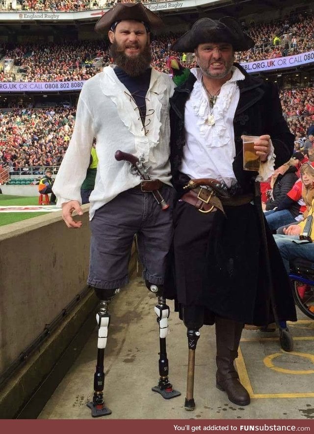 Couple of spectators at the Army V Navy rugby match at Twickenham