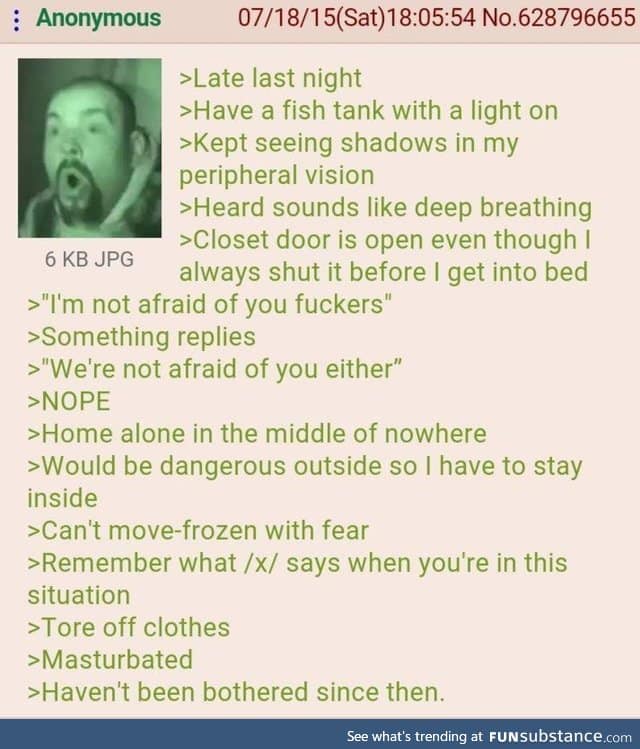 Anon encounters spirits