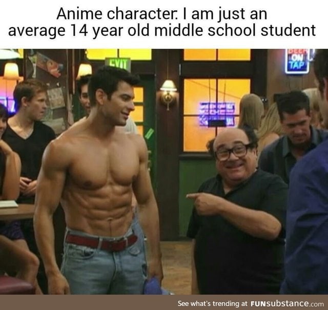 Every anime MC ever