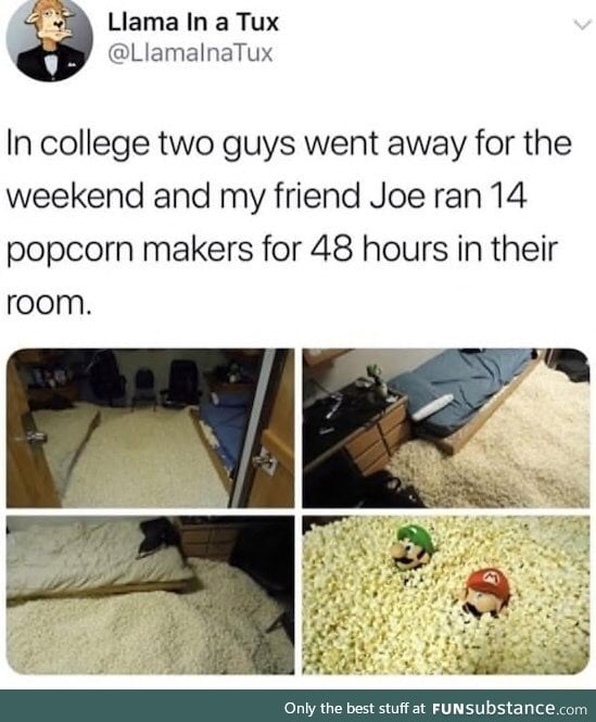 Popcorn pool