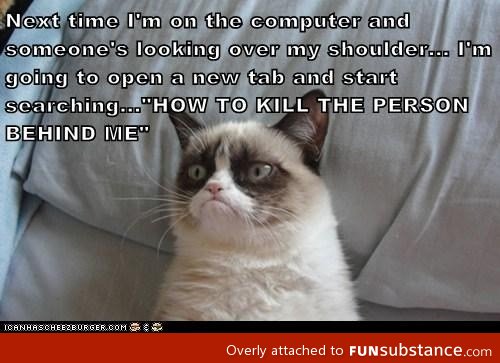 Grumpy cat is evil