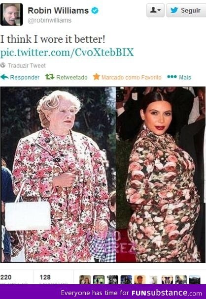 Robin williams wore it better