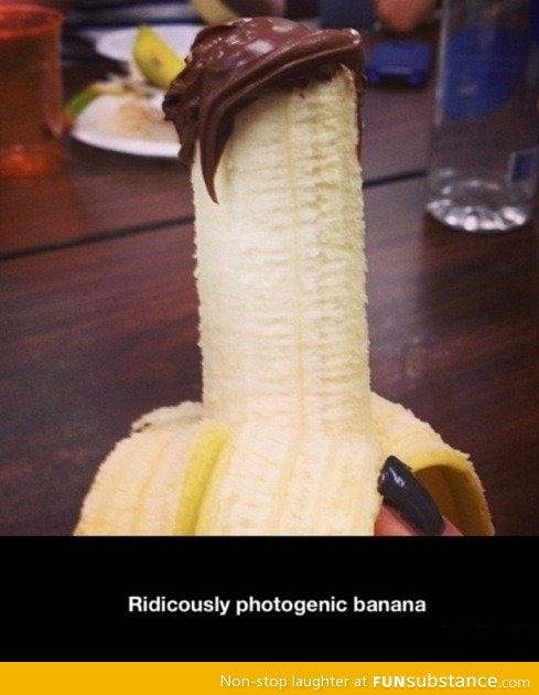 Photogenic banana