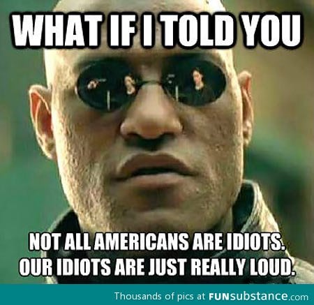 Every time I see people bashing americans