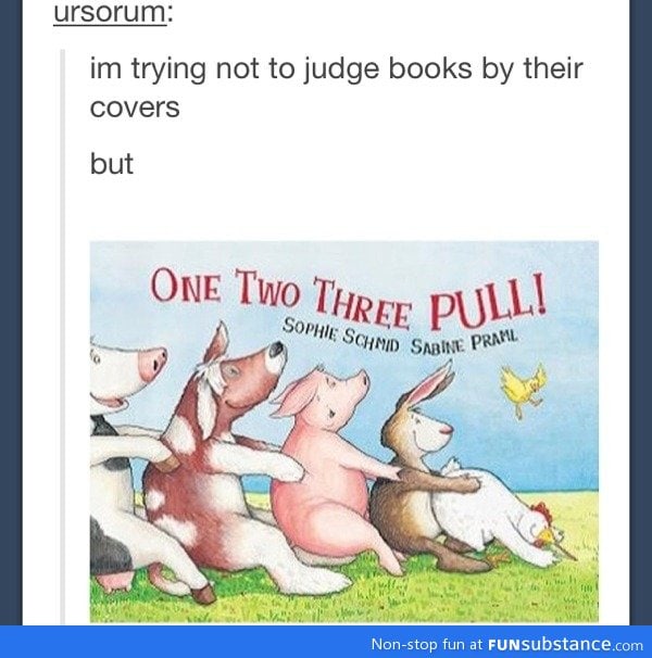 Don't judge book by cover